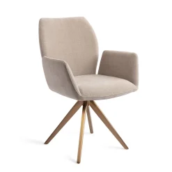 Jesper Home Draaibare Eetkamerstoelen|Eetkamerstoelen Met Armleuning|Eetkamerstoel Misaki Turn Rose, Draaibaar