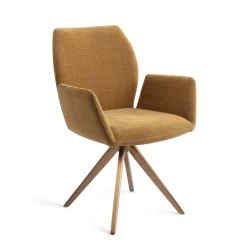 Jesper Home Draaibare Eetkamerstoelen|Eetkamerstoelen Met Armleuning|Eetkamerstoel Misaki Turn Rose, Draaibaar