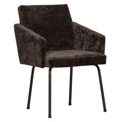 WOOOD Chenille Eetkamerstoelen|Beige Eetkamerstoelen|Eetkamerstoel Mount Chenille