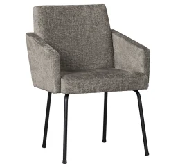WOOOD Chenille Eetkamerstoelen|Eetkamerstoelen Met Armleuning|Eetkamerstoel Mount Geweven stof