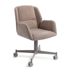 Jesper Home Eetkamerstoelen Met Armleuning|Eetkamerstoel Myoko Caster Grey