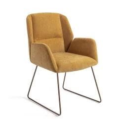 Jesper Home Beige Eetkamerstoelen|Eetkamerstoelen Met Armleuning|Eetkamerstoel Myoko Slide Rose