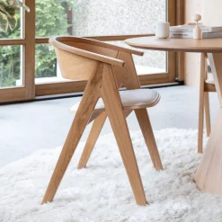 Zuiver Eetkamerstoelen Met Armleuning|Eetkamerstoel Ndsm Hout