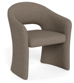 Bendt Eetkamerstoelen Met Armleuning|Eetkamerstoelen Bouclé / Teddy|Eetkamerstoel Nesha Bouclé