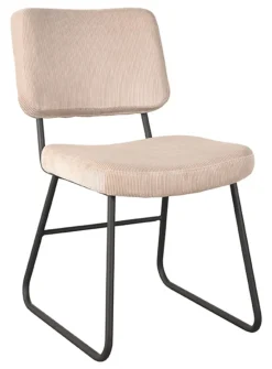 LABEL51 Eetkamerstoelen Zonder Armleuning|Eetkamerstoel Noah Rib
