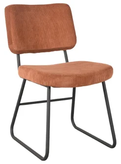 LABEL51 Eetkamerstoelen Zonder Armleuning|Eetkamerstoel Noah Rib