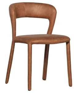 WOOOD Eetkamerstoelen Met Leer Of Kunstleer|Beige Eetkamerstoelen|Eetkamerstoel Noble Lederlook