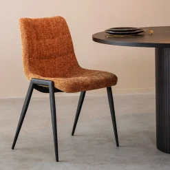 LABEL51 Eetkamerstoelen Zonder Armleuning|Eetkamerstoel Noor Elite stof