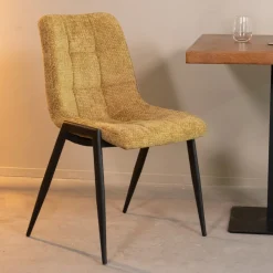 LABEL51 Eetkamerstoelen Zonder Armleuning|Eetkamerstoel Noor Elite stof