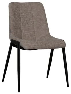 LABEL51 Eetkamerstoelen Zonder Armleuning|Eetkamerstoel Noor Elite stof