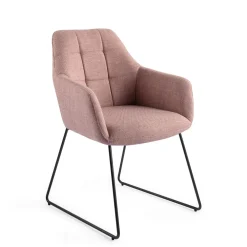 Jesper Home Beige Eetkamerstoelen|Eetkamerstoelen Met Armleuning|Eetkamerstoel Noto Slide Black