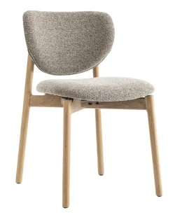 Tower Living Eetkamerstoelen Bouclé / Teddy|Eetkamerstoelen Zonder Armleuning|Eetkamerstoel Pimonte Bouclé