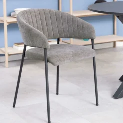 Bendt Beige Eetkamerstoelen|Eetkamerstoelen Met Armleuning|Eetkamerstoel Preben