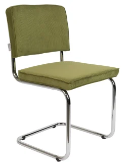 Zuiver Eetkamerstoelen Zonder Armleuning|Eetkamerstoel Ridge Ribstof