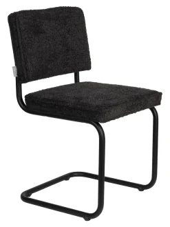 Zuiver Beige Eetkamerstoelen|Eetkamerstoelen Bouclé / Teddy|Eetkamerstoel Ridge Soft, Bouclé