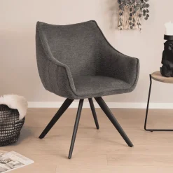 Tower Living Draaibare Eetkamerstoelen|Eetkamerstoelen Met Armleuning|Eetkamerstoel Riviera