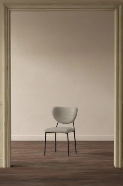 Nohr Eetkamerstoelen Velvet / Fluweel|Beige Eetkamerstoelen|Eetkamerstoel Ryheem Velvet, kleur Beige