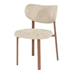By-Boo Eetkamerstoelen Zonder Armleuning|Eetkamerstoel Sedia Geweven stof