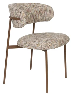 ZILT Sohome Giftcard|Eetkamerstoelen Zonder Armleuning|Eetkamerstoel Shakila Geweven stof