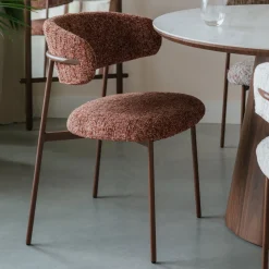 ZILT Sohome Giftcard|Eetkamerstoelen Zonder Armleuning|Eetkamerstoel Shakila Geweven stof