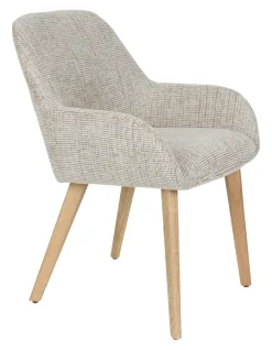 ZILT Eetkamerstoelen Met Armleuning|Eetkamerstoel Shantina Geweven stof
