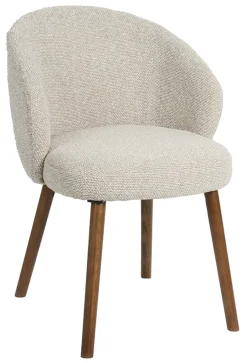 LABEL51 Eetkamerstoelen Bouclé / Teddy|Eetkamerstoelen Met Armleuning|Eetkamerstoel Shiro Bouclé