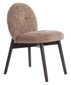 Light & Living Chenille Eetkamerstoelen|Eetkamerstoelen Zonder Armleuning|Eetkamerstoel Sinosa Chenille
