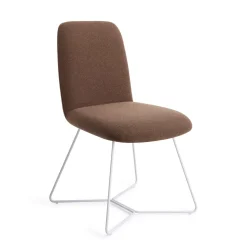Jesper Home Beige Eetkamerstoelen|Eetkamerstoelen Zonder Armleuning|Eetkamerstoel Taiwa Beehive White