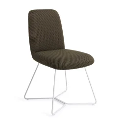 Jesper Home Beige Eetkamerstoelen|Eetkamerstoelen Zonder Armleuning|Eetkamerstoel Taiwa Beehive White