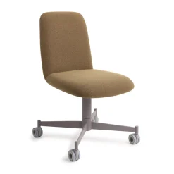 Jesper Home Beige Eetkamerstoelen|Eetkamerstoelen Zonder Armleuning|Eetkamerstoel Taiwa Caster Grey