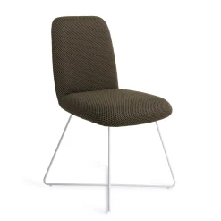Jesper Home Beige Eetkamerstoelen|Eetkamerstoelen Zonder Armleuning|Eetkamerstoel Taiwa Cross White
