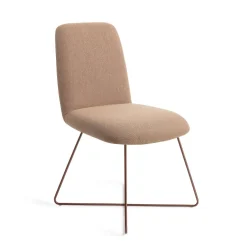 Jesper Home Beige Eetkamerstoelen|Eetkamerstoelen Zonder Armleuning|Eetkamerstoel Taiwa Cross Rose