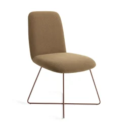 Jesper Home Beige Eetkamerstoelen|Eetkamerstoelen Zonder Armleuning|Eetkamerstoel Taiwa Cross Rose