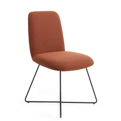 Jesper Home Beige Eetkamerstoelen|Eetkamerstoelen Zonder Armleuning|Eetkamerstoel Taiwa Cross Black