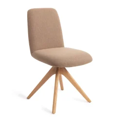 Jesper Home Beige Eetkamerstoelen|Draaibare Eetkamerstoelen|Eetkamerstoel Taiwa Revolve Oak Natural