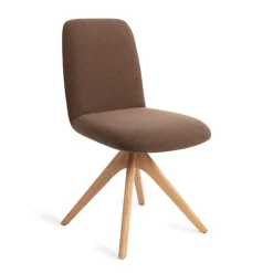 Jesper Home Beige Eetkamerstoelen|Draaibare Eetkamerstoelen|Eetkamerstoel Taiwa Revolve Oak Natural