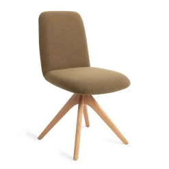 Jesper Home Beige Eetkamerstoelen|Draaibare Eetkamerstoelen|Eetkamerstoel Taiwa Revolve Oak Natural