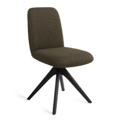 Jesper Home Beige Eetkamerstoelen|Draaibare Eetkamerstoelen|Eetkamerstoel Taiwa Revolve Oak Black