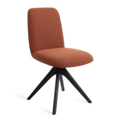 Jesper Home Beige Eetkamerstoelen|Draaibare Eetkamerstoelen|Eetkamerstoel Taiwa Revolve Oak Black