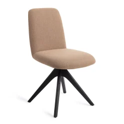 Jesper Home Beige Eetkamerstoelen|Draaibare Eetkamerstoelen|Eetkamerstoel Taiwa Revolve Oak Black