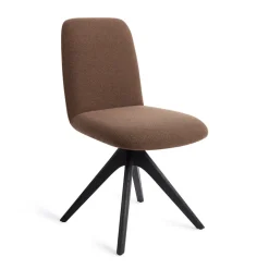 Jesper Home Beige Eetkamerstoelen|Draaibare Eetkamerstoelen|Eetkamerstoel Taiwa Revolve Oak Black