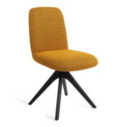 Jesper Home Beige Eetkamerstoelen|Draaibare Eetkamerstoelen|Eetkamerstoel Taiwa Revolve Oak Black