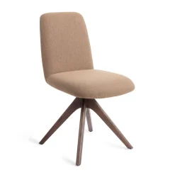 Jesper Home Beige Eetkamerstoelen|Draaibare Eetkamerstoelen|Eetkamerstoel Taiwa Revolve Oak Walnut