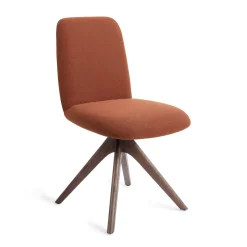 Jesper Home Beige Eetkamerstoelen|Draaibare Eetkamerstoelen|Eetkamerstoel Taiwa Revolve Oak Walnut