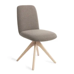Jesper Home Beige Eetkamerstoelen|Draaibare Eetkamerstoelen|Eetkamerstoel Taiwa Revolve Oak Bleach
