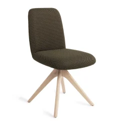 Jesper Home Beige Eetkamerstoelen|Draaibare Eetkamerstoelen|Eetkamerstoel Taiwa Revolve Oak Bleach