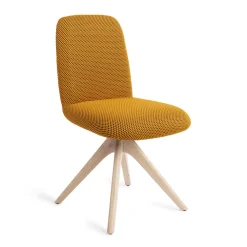 Jesper Home Beige Eetkamerstoelen|Draaibare Eetkamerstoelen|Eetkamerstoel Taiwa Revolve Oak Bleach