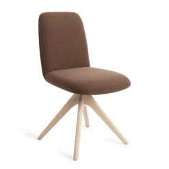 Jesper Home Beige Eetkamerstoelen|Draaibare Eetkamerstoelen|Eetkamerstoel Taiwa Revolve Oak Bleach