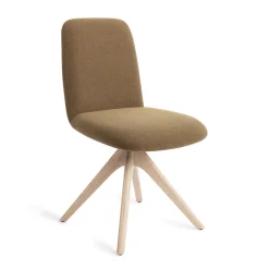 Jesper Home Beige Eetkamerstoelen|Draaibare Eetkamerstoelen|Eetkamerstoel Taiwa Revolve Oak Bleach