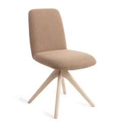 Jesper Home Beige Eetkamerstoelen|Draaibare Eetkamerstoelen|Eetkamerstoel Taiwa Revolve Oak Bleach
